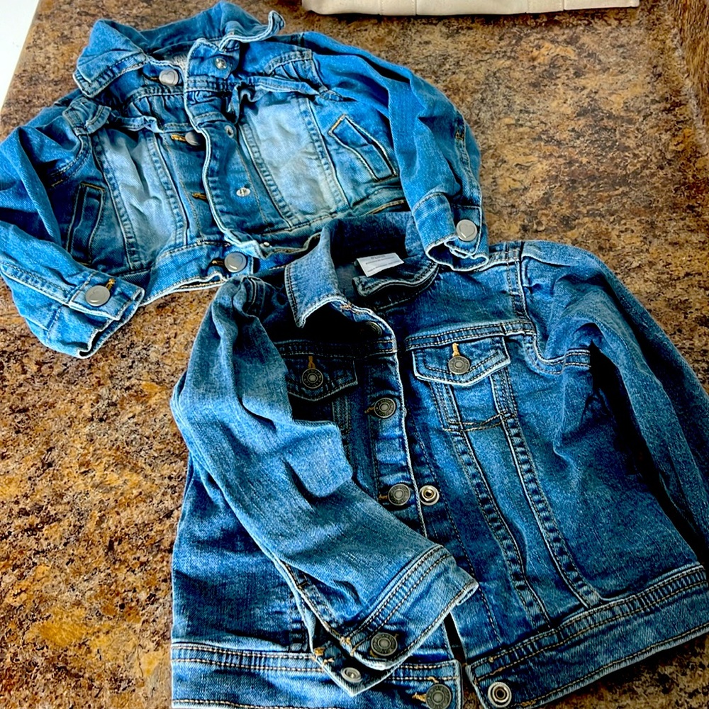 Toddler girl jean jackets